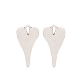 20pcs Tibetan Silver Heart Charms Pendants 27x14mm