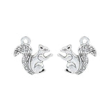 20pcs Tibetan Silver Squirrel Charms Pendants 20x17mm