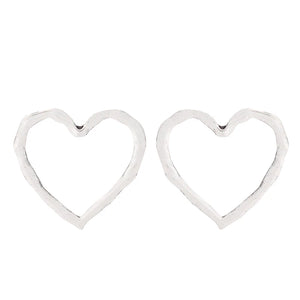 2pcs Large Heart Charms Pendants for Jewelry Making Findings 57x57mm