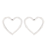 2pcs Large Heart Charms Pendants for Jewelry Making Findings 57x57mm