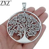2pcs Large Tree Charms Pendants for Necklace 80x62mm