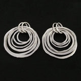 2pcs Large 7 Circles Pendants Necklace Jewelry Making Findings