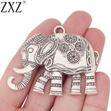 2pcs Elephant Charms Pendants for Jewelry Making