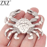 2pcs Tibetan Silver Large Crab Charms Pendants 59x50mm