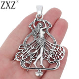 2pcs Large Fairy Charms Pendants for Jewelry Making 72x53mm