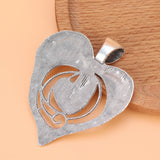 2pcs Large Open Heart Charms Pendants for Necklace Making 73x62mm