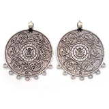 2pcs Tribal Large Bohemian Boho Connectors for Necklace Jewelry Making Findings