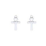 50pcs Ankh Egyptian Cross Charms Beads Double Sided Jewelry Making Findings