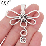 5pcs Large Dragonfly Insect Charms Pendants for Necklace Jewelry Making Findings