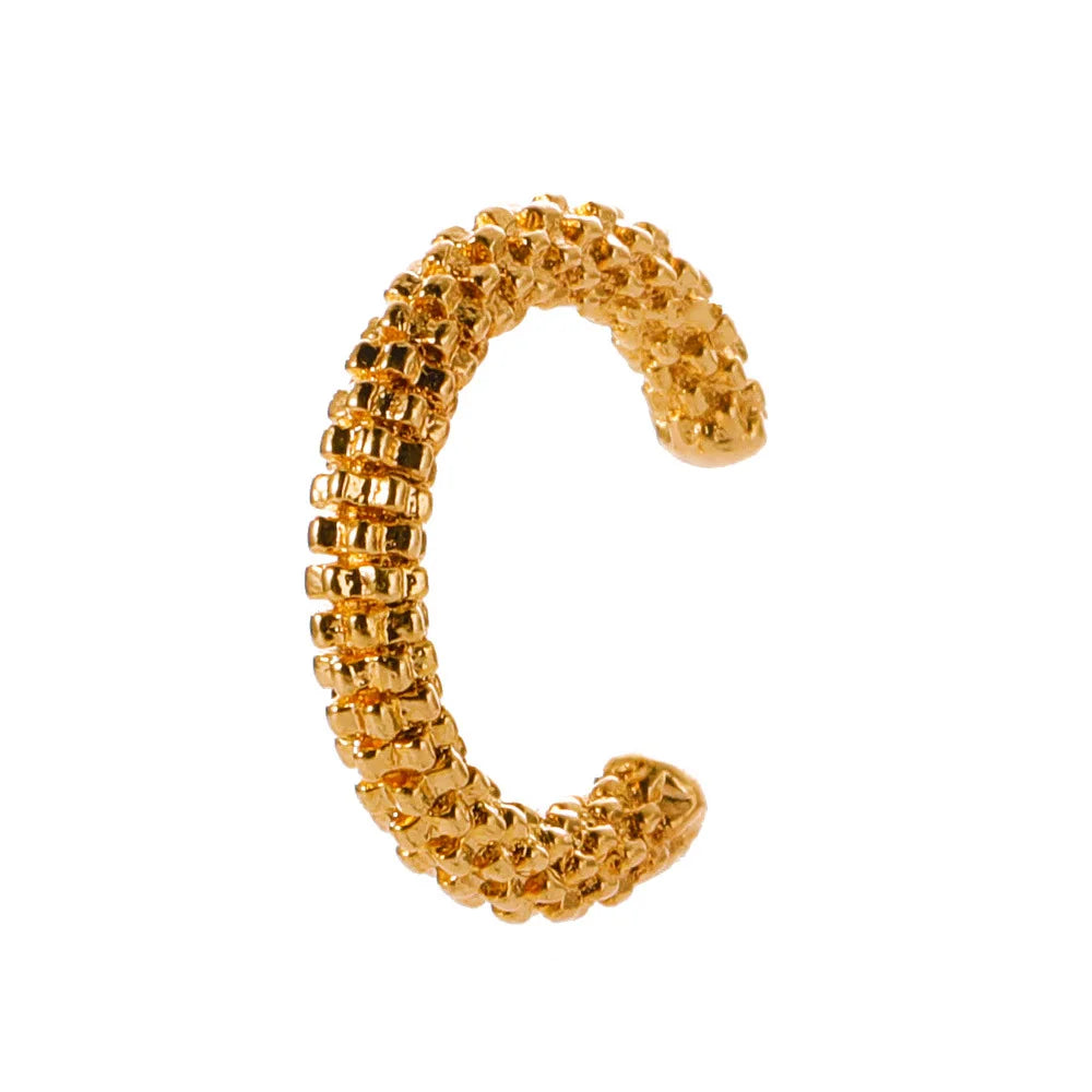 Vintage Heart-Shaped Ear Cuff Clip Earrings for Women
