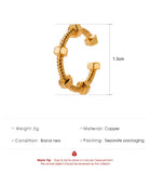 Vintage Heart-Shaped Ear Cuff Clip Earrings for Women