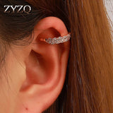 Vintage Heart-Shaped Ear Cuff Clip Earrings for Women