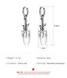 Gothic Skull Earrings Punk Couple Halloween Jewelry