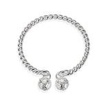 Vintage Double Bell Alloy Bracelet for Women Girls Gift