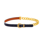 Punk Leather Chain Short Necklace for Women Hip-hop Collar