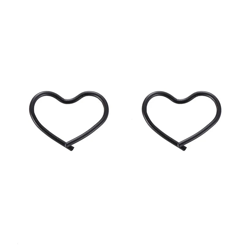 Love Heart Earrings for Women Couple Jewelry
