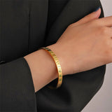 Chinese Mahjong Bangle Bracelet for Fortune