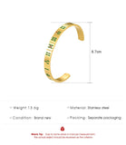 Chinese Mahjong Bangle Bracelet for Fortune