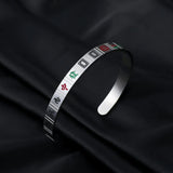 Chinese Mahjong Bangle Bracelet for Fortune