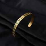Chinese Mahjong Bangle Bracelet for Fortune