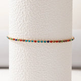 Korea Colored Rhinestone Ankle Bracelet for Women