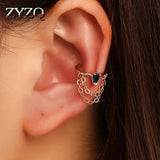 Korea Personality Non-pierced Chain Stud Earrings For Women