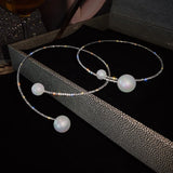 Noble Pearl Necklace for Women Choker Clavicle Chain Romantic Wedding Jewelry