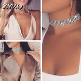 Exaggerated Bright Tie Neck Necklace for Women