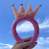 Cartoon Flower Headband for Women Crown Hairband