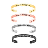 ZZXBZSL Hot Bracelet Letter Bangle Initial Alphabet Charm Cuff Jewelry