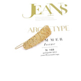 Metal Varved Hair Clip Long Clip Three-Piece Headwear