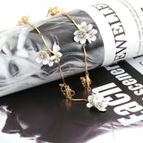 Vintage Flower Tassel Pendant Necklace for Woman
