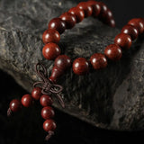 Zambian Blood Sandalwood Bracelet 108 Beads Men Women Accessory