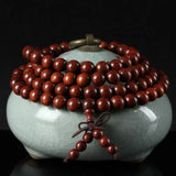 Zambian Blood Sandalwood Bracelet 108 Beads Men Women Accessory