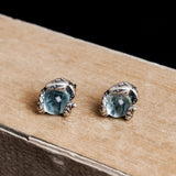 925 Sterling Silver Small Snake Piercing Stud Earring Light Ear Stud