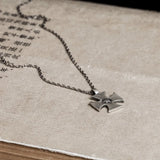 Hip Hop Men's 925 Sterling Silver Cross Necklace Rock Punk Pendant