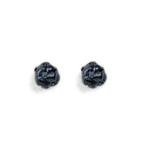 Solid 925 Sterling Silver Stud Earrings Sweet Sugar Ball Jewelry Gift