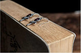 925 Sterling Silver Skull Cross Earrings Vintage Punk Jewelry