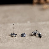 Rock Punk American Dollar Earrings 925 Sterling Silver Unisex Gift