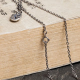 925 Sterling Silver Coffee Bean Pendant Necklace Allergy Free