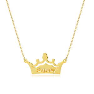 Crown Pendant Necklaces Personalized Jewelry