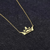 Crown Pendant Necklaces Personalized Jewelry