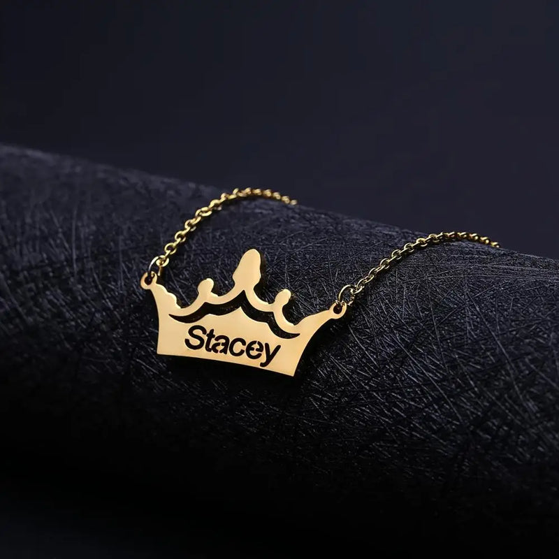 Crown Pendant Necklaces Personalized Jewelry
