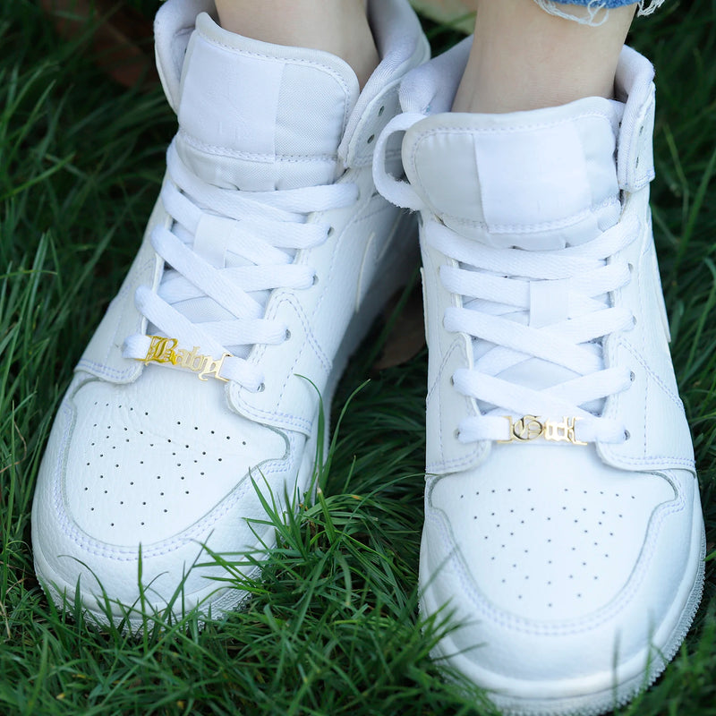 Personalized Shoe Lace Charm for Sneakers Women