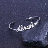 Personalized Name Bracelet Couple Jewelry Stainless Steel