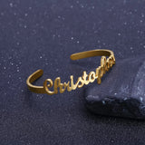 Personalized Name Bracelet Couple Jewelry Stainless Steel