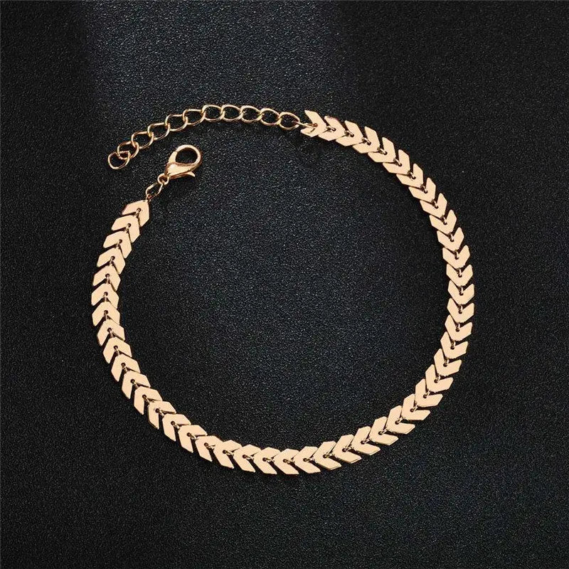 Initial Anklets Bracelet for Women Men Ankle Bracelet Christmas