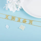 Personalized Initial Letter Choker Necklace Stainless Steel Jewelry