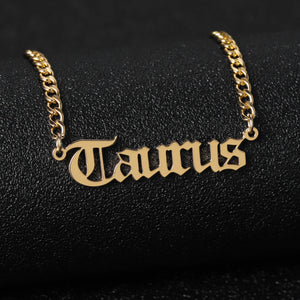 Personalized Nameplate Necklace 3MM Cuban Chain Stainless Steel Custom Jewelry