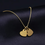 Custom Heart Necklace Engrave Name for Women, Choker Jewelry Gift